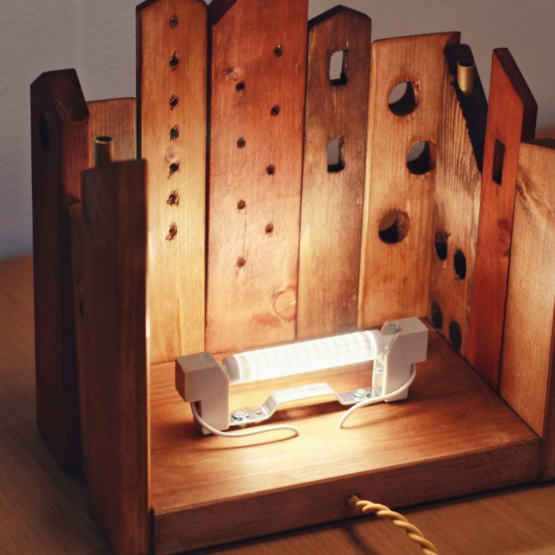 lampade legno design parma